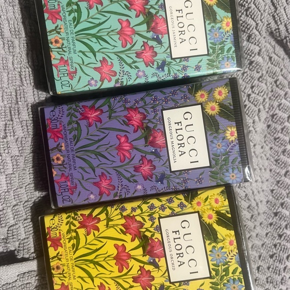 Gucci Flora Fragrance Set - Green, Purple, Yellow - Picture 1 of 2
